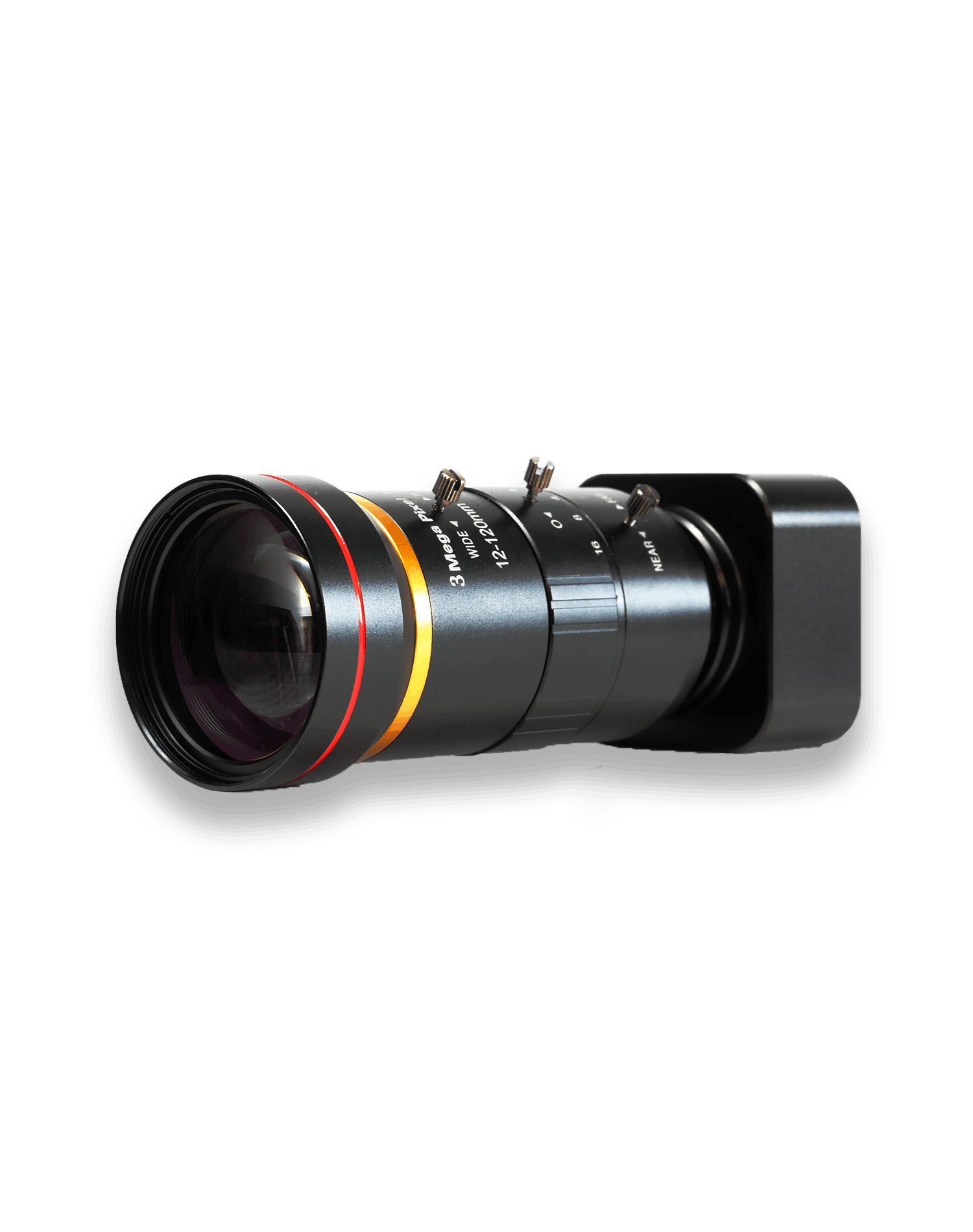 BlackCam 12-120mm zoom camera for BlackBox with no background