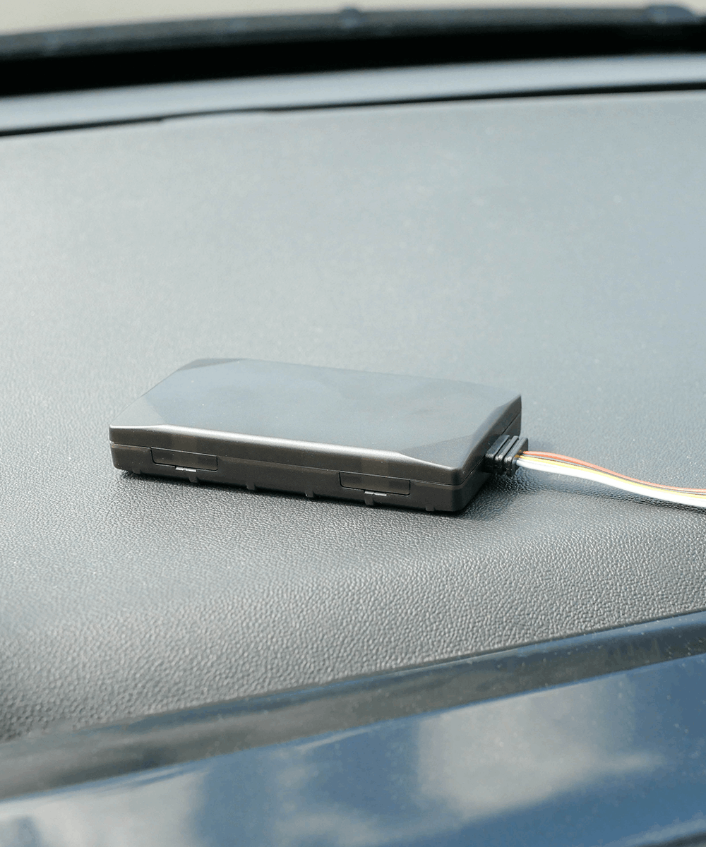 Teltonika Wired GPS Tracker on car