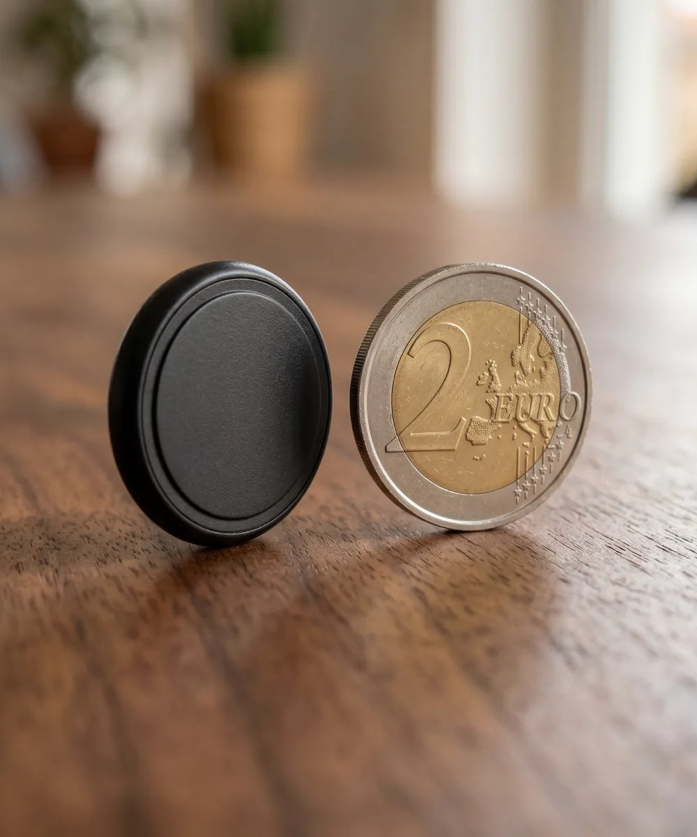 Tag BLE rond — Traceur Bluetooth avec boîtier magnétique